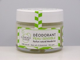 Déodorant mandarine peau sensible - Clémence & Vivien