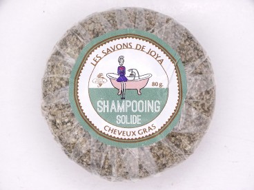 Shampoing solide Cheveux Gras avec huiles Essentielles
