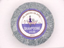 Bleu Shampoing solide cheveux blancs - Les Savons de Joya