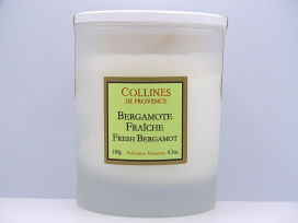 Bougie naturelle Bergamotte fraiche - Collines de Provence