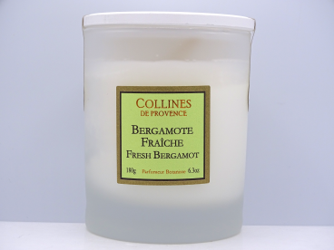 Bougie naturelle Bergamotte fraiche - Collines de Provence