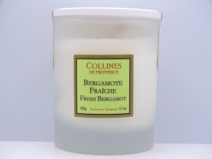 Bougie Bergamotte fraiche - Collines de Provence