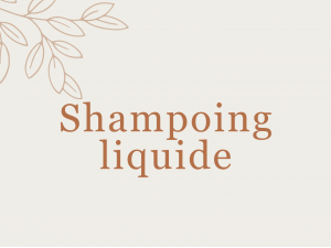 Shampoing liquide