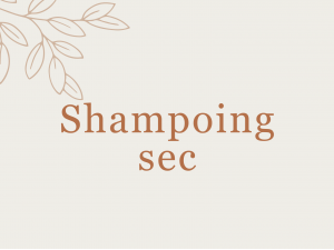 Shampoing sec