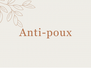 Anti-poux